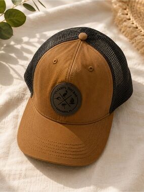 Legacy Black and Brown Mesh Cap